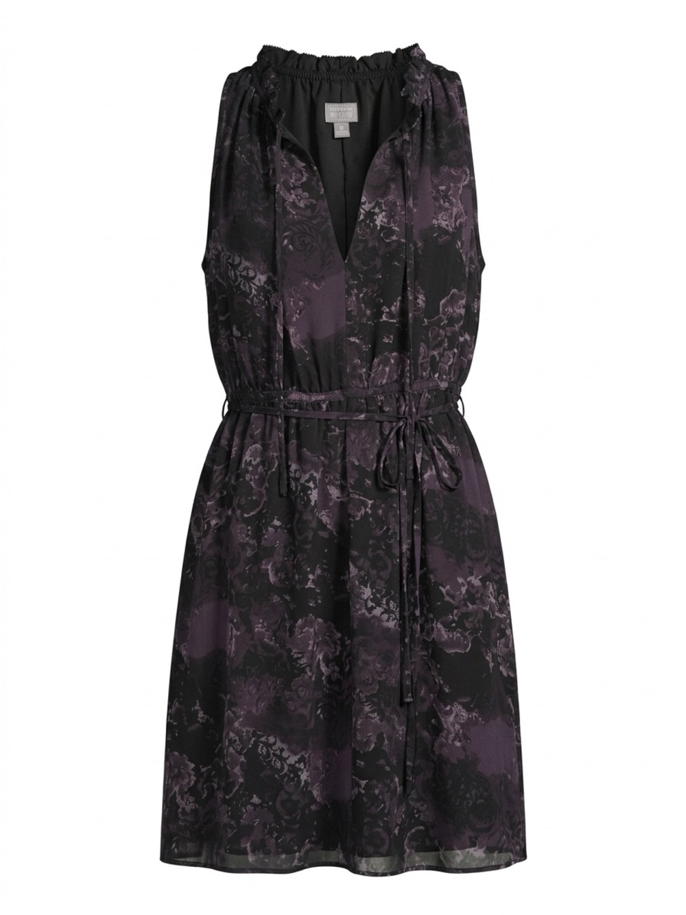 VINTAGE Y2K Converse Dark Floral Dress - Size Medium